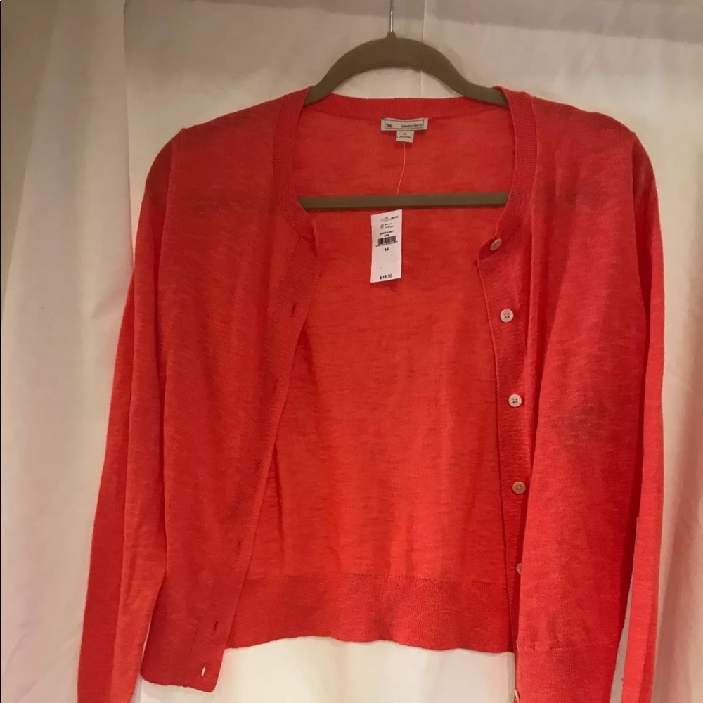 GAP Women’s cardigan orange jacket